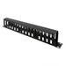 VALUE PIASTRA GESTIONE CAVI, 40X80MM, NERO