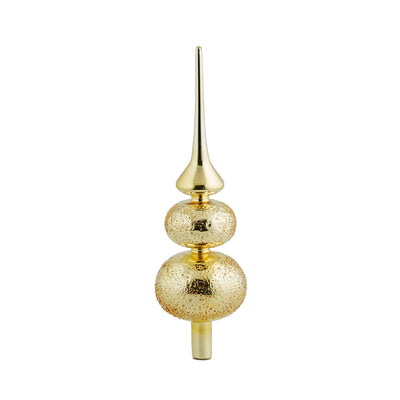 Puntale per albero di Natale con sfere in vetro decorazione e addobbo da 35 cm