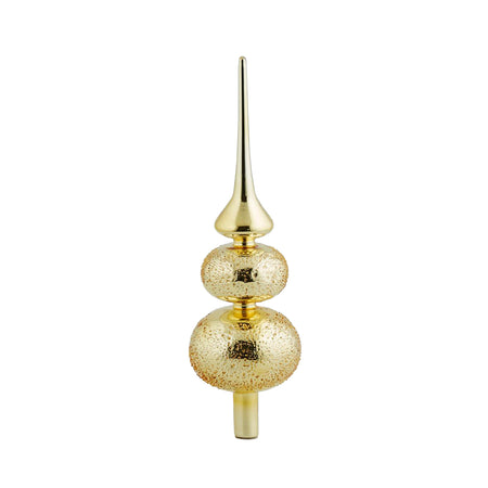 Puntale per albero di Natale con sfere in vetro decorazione e addobbo da 35 cm