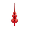 Puntale per albero di Natale con sfere in vetro decorazione e addobbo da 35 cm