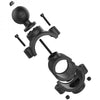 RAM Mounts RAM-351-415-15-2U kit di fissaggio Nero Alluminio (UNPK TORQUE 1.5-2 RAILS C - PIN LOCK BALL - Warranty: 1188M)