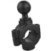 RAM Mounts RAM-351-415-15-2U kit di fissaggio Nero Alluminio (UNPK TORQUE 1.5-2 RAILS C - PIN LOCK BALL - Warranty: 1188M)