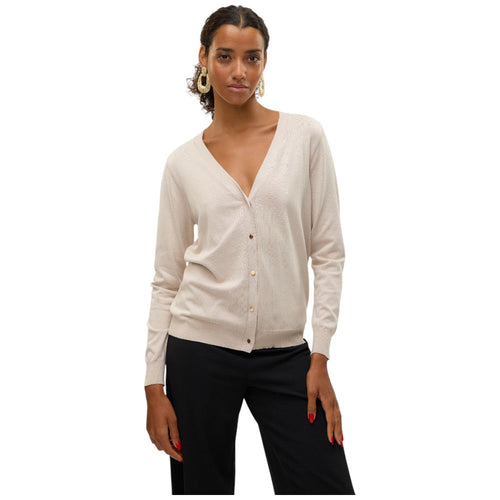 Vero Moda cardigan tortora chiaro Silje 10320456