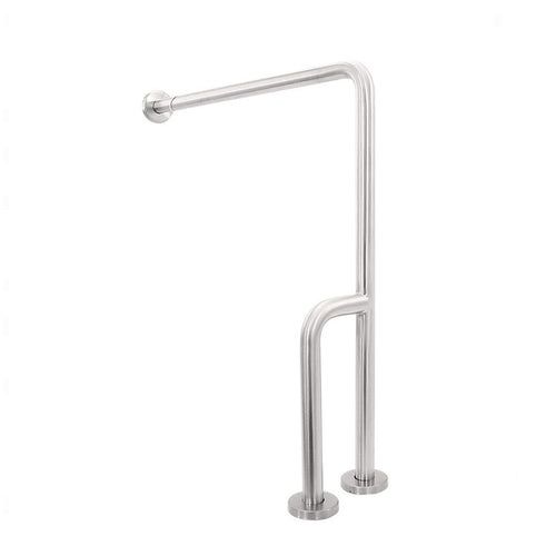 Barra Sostegno Maniglione A Parete Doccia Disabili Inox Satinato Nofer 15203.S
