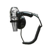 Asciugacapelli Professionale Phon Da Parete A Muro Nero Cromato Nofer 02057