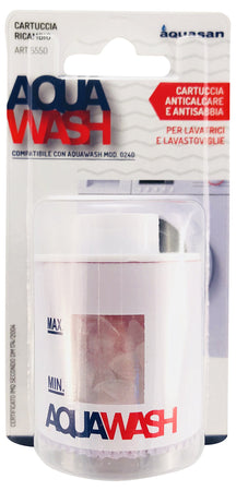 Cartuccia Aquawash Filtro Acqua Anticalcare Lavatrice Lavastoviglie 5550 Aquasan