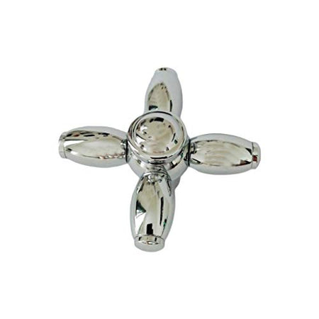 Maniglia Manopola Di Ricambio Cromata Per Rubinetti Treemme Mod. Primavera