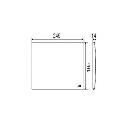 Placca Di Ispezione In Abs Bianca Oli 0604901