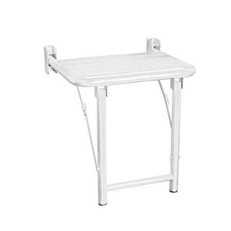 Sedile Doccia Con Sostegno Gambe Sedia Per Disabili Inox Bianco Nofer 15045.W