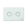 Placca Doppio Scarico Non Ingrombo Bianca Per Cassetta Incasso Valsir Vs0875001