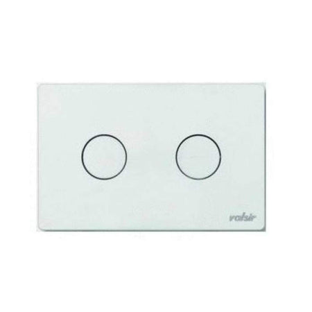 Placca Doppio Scarico Non Ingrombo Bianca Per Cassetta Incasso Valsir Vs0875001