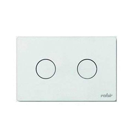 Placca Doppio Scarico Non Ingrombo Bianca Per Cassetta Incasso Valsir Vs0875001