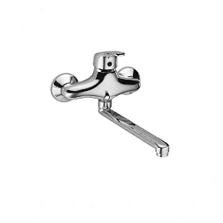 Miscelatore Monocomando Lavello A Muro Con Canna Ovale Girevole 3090E Fromac