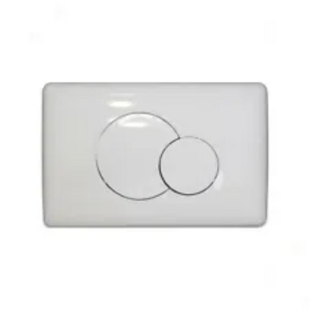 Placca Di Scarico Doppio Tasto Bianca 5102810 Faismilani