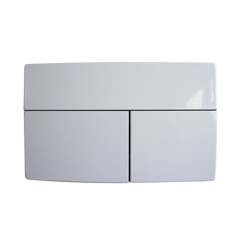 Placca Di Comando Its Todini Dual Line 14.15L Bianco Lucido