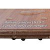 Pedana Piatto Doccia 50 X 50 Cm Legno Marino Quadrata Antiscivolo Castel Merlino