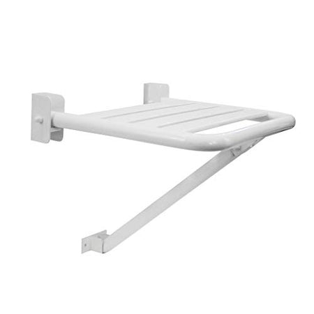 Sedile Doccia Con Supporto Per Disabili Anziani E Bambini Acciaio Inox Bianco