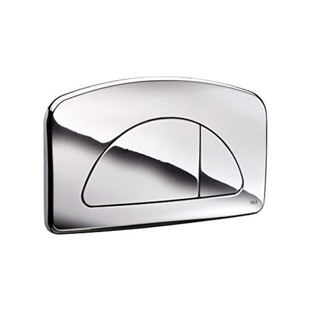 Placca Dual Cassetta Incasso Diamante Cromata 627004 Oli