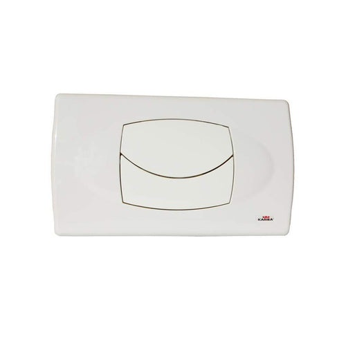 Placca Duo Bianca Due Tasti Serie Biblo 306200 Kariba