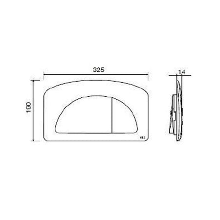 Placca Dual Cassetta Incasso Diamante Bianca 627001 Oli