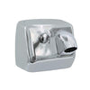 Asciugamano Elettrico Con Pulsante Inox Cromato Lucido Zonda Nofer 02200.B