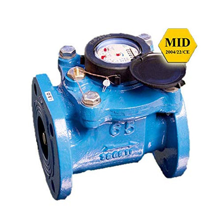 Gioanola Contatore D'Acqua Woltmann Estraibile Super Dry Warf 100 Da 4 Pollici