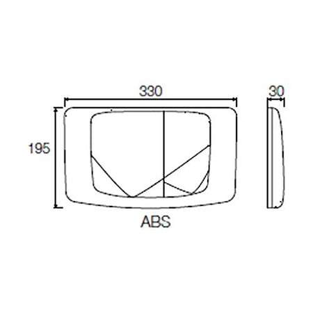 Placca Bianca Di Scarico Per Cassetta Incasso Rios Angel Medusa Vs0828501 Valsir