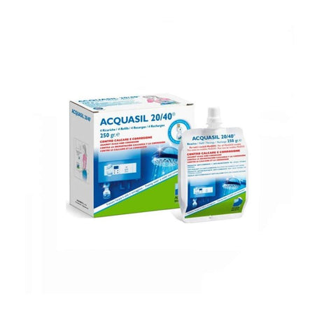 Acquasil 20/40 Ricarica Conf. 4X250 Gr Anticalcare Minidos Pc200 Acquabrevetti