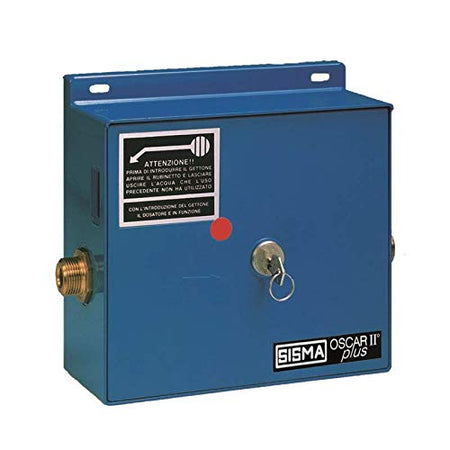 Gettoniera Doccia Meccanica Gioanola Sisma Oscar Taratura 15Lt Gettoni 0,50 Cent