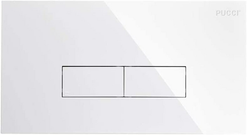 Nuova Placca Cassetta Eco Slim Bianca Sostituisce 80005710 Pucci 80179560