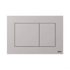 Placca Cromo Lucida Sottile Doppio Scarico 9240401 Tece