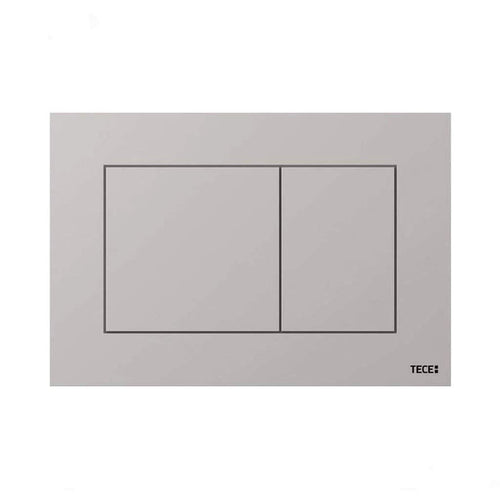Placca Cromo Lucida Sottile Doppio Scarico 9240401 Tece