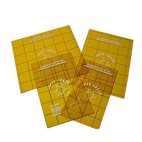 Lastra Vetro Safe Crash Idrante Dn 45 Antincendio 292X495 Mm Manfredi