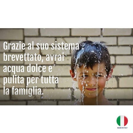 Multi Filtro Depuratore Acqua Per Doccia E Vasca Anticalcare 2220-S Aquasweet Aquasan