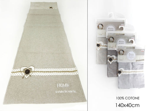 Runner 40x140cm Cuore/Pois 3 Assortimenti