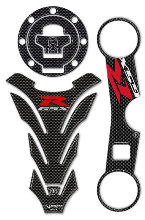 kit ADESIVI 3D PROTEZIONI GSX-R compatibili MOTO SUZUKI 750-1000 GSXR 2000-2002