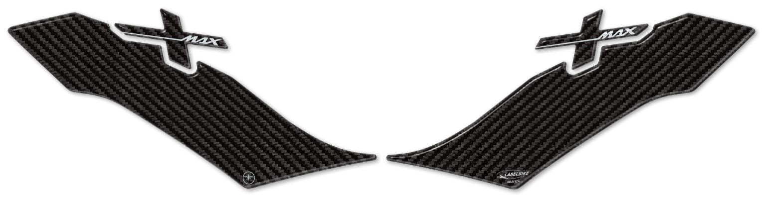 2 ADESIVI 3D PROTEZIONE ZONA PIEDI compatibili per X MAX scooter YAMAHA XMAX 300
