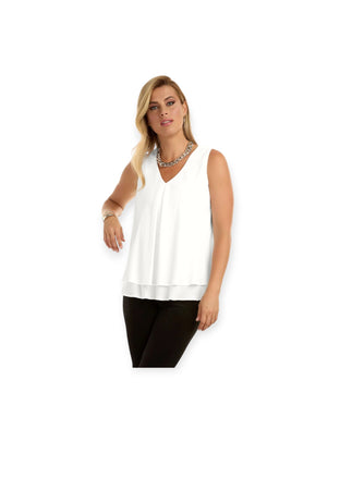 FRANK LYMAN top Donna Frank Lyman 61175-bi svasato da donna