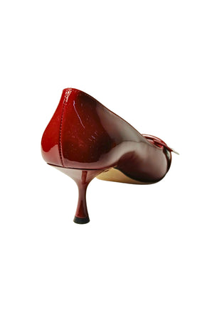 sergio rossi Scarpe Donna Sergio Rossi fibbia bordeaux da donna