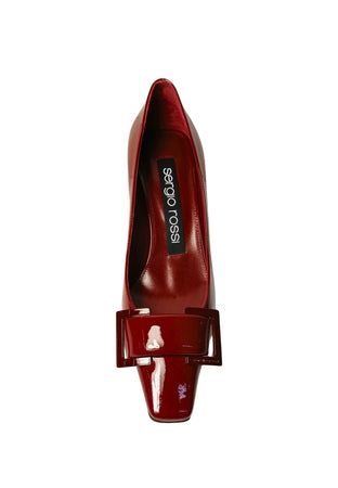 sergio rossi Scarpe Donna Sergio Rossi fibbia bordeaux da donna