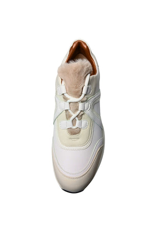 ALEXANDER SMITH Scarpe Donna Alexander Smith Marble Woman-White con pelliccia da donna