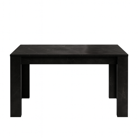 Tavolo "Gliese" con gambe e piano in MDF, design moderno, per arredo interno 137/185 x 90 h 76 cm