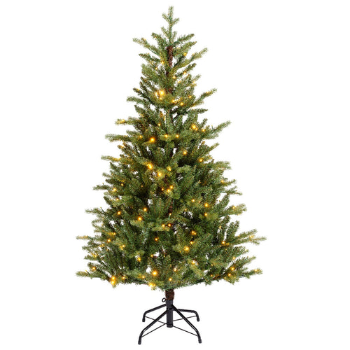 Albero di natale Allison con Led  in PE Effetto Real Touch + PVC Altissima qualità