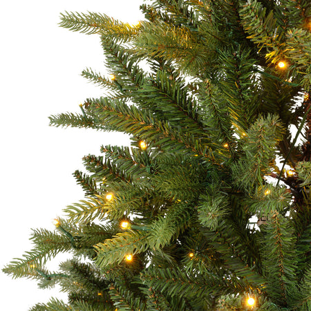 Albero di natale "Allison" con Led  in PE Effetto Real Touch + PVC Altissima qualità