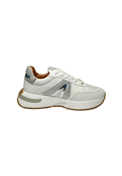 ALEXANDER SMITH Scarpe Donna Alexander Smith Hyde Woman-White silver da donna