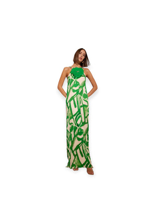 CARLA RUIZ Abito Donna 51679 lungo plisse' da donna