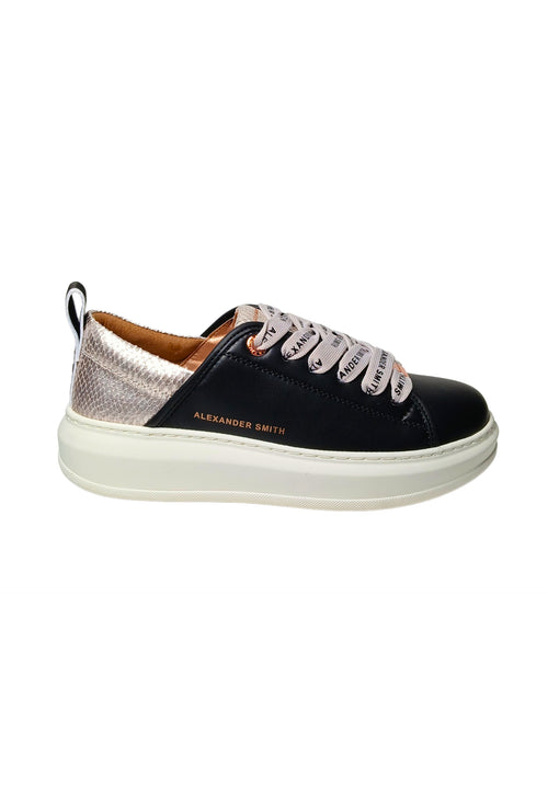 ALEXANDER SMITH Scarpe Donna Alexander Smith Eco-Wembley Woman-Black Silver da donna