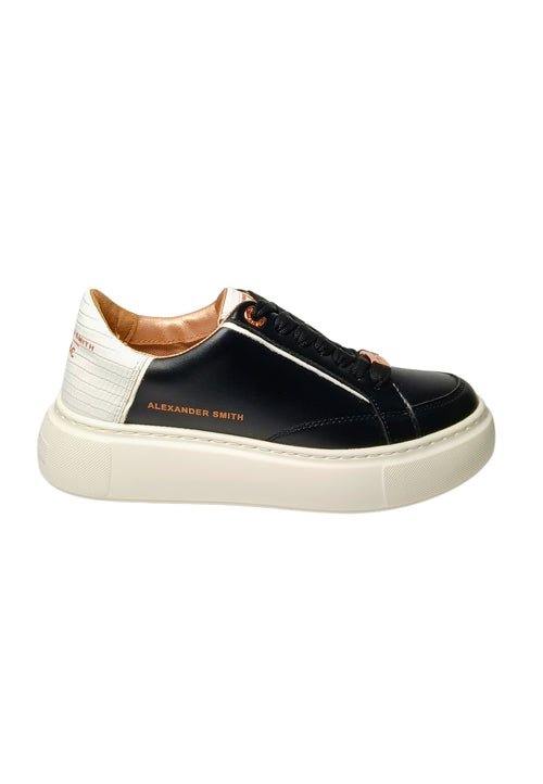 ALEXANDER SMITH Scarpe Donna Alexander Smith Eco Greenwich Woman-Black White da donna
