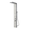 Parete Attrezzata Multifunzione Mod. Rodi- Acciaio Inox Luc. Con Led- Dh- Pezzi 1