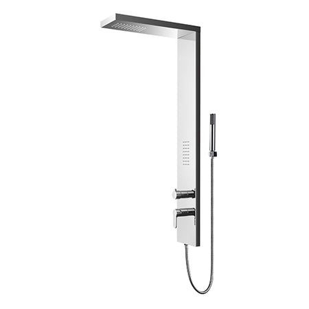 Parete Attrezzata Multifunzione Mod. Meleda- Acciaio Inox Lucidato- Dh- Pezzi 1